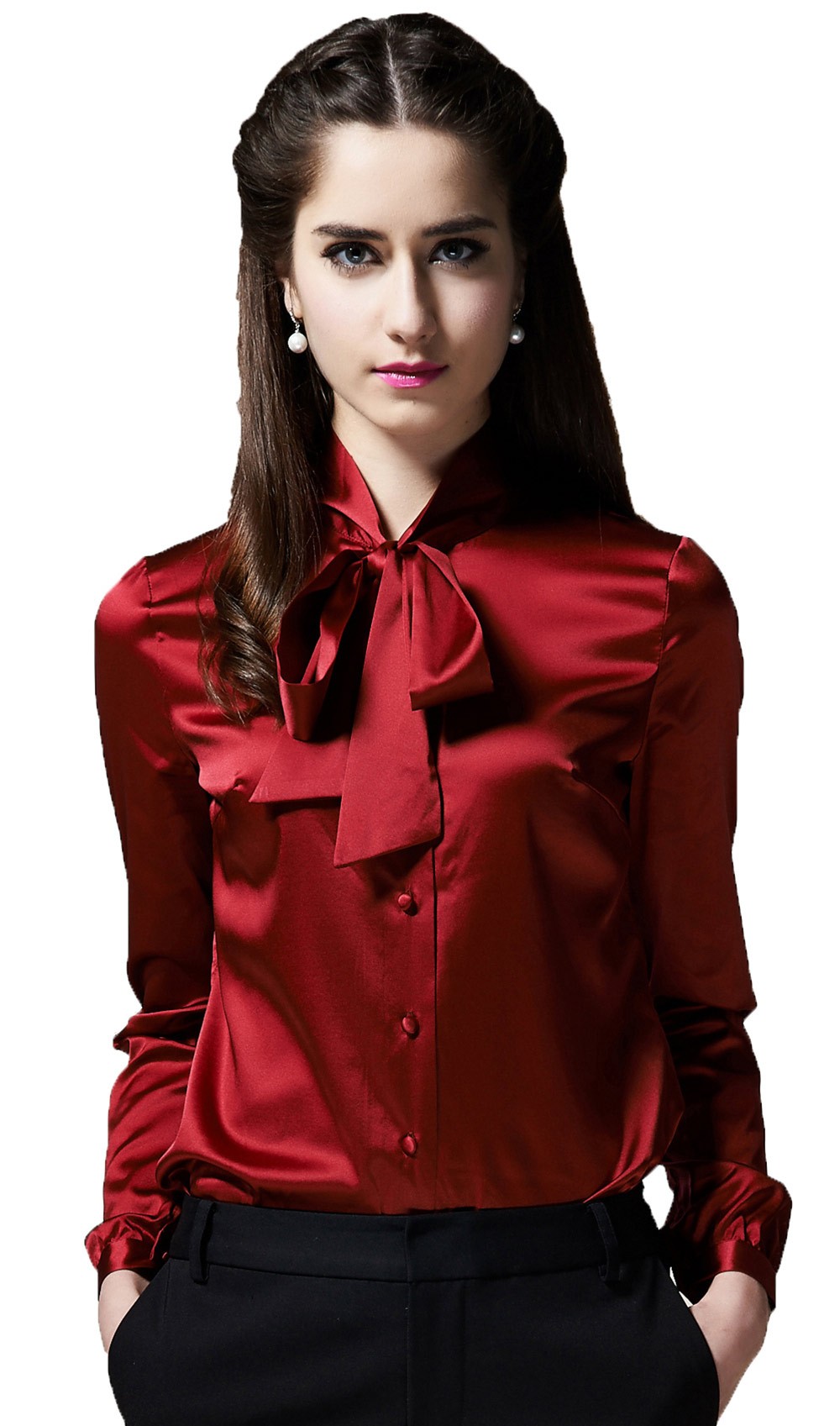 Buy Red Blouses for Women by 9BLINGS Online