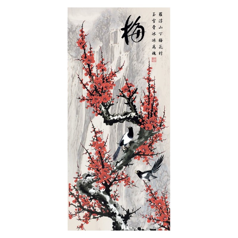 Lithograph Wall Scroll